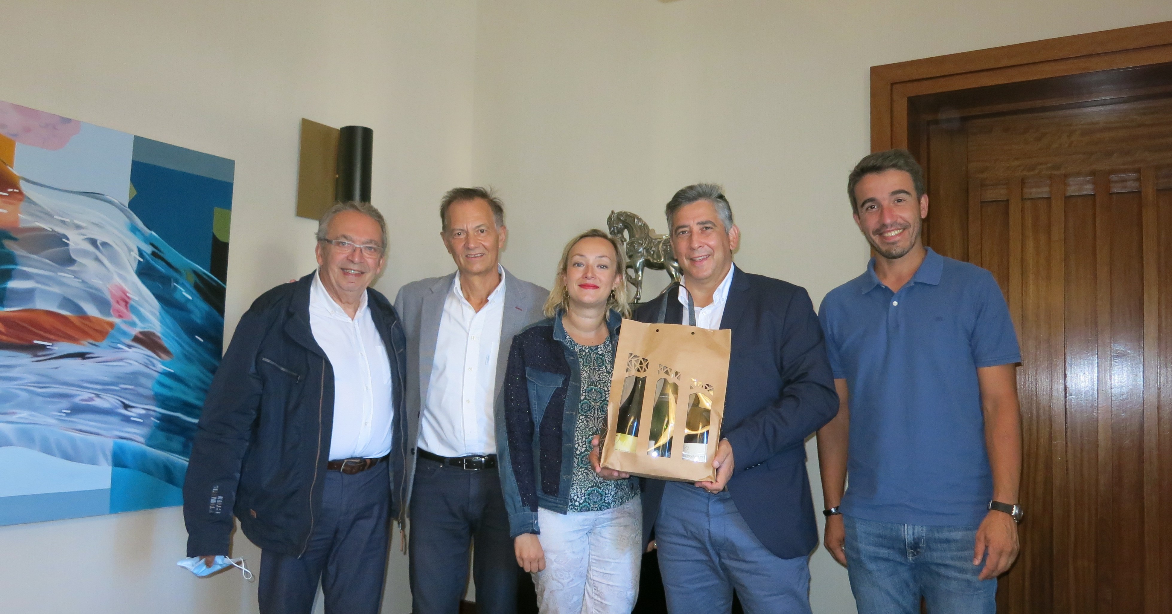 Réception par M. le maire de Santo Tirso 